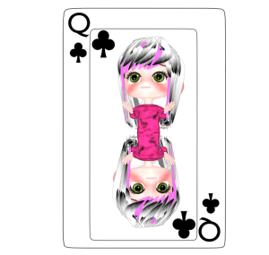 クラブ12 トランプカードのイラスト（クローバー）
