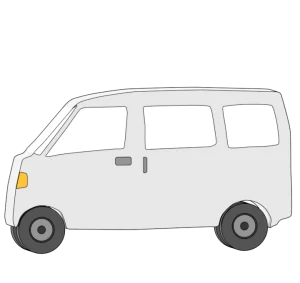 商用車のイラスト