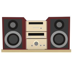 コンポのイラスト