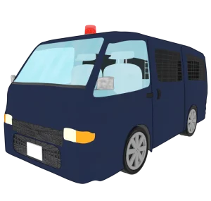 護送車のイラスト