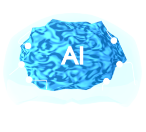 かっこいい人工知能のイラスト