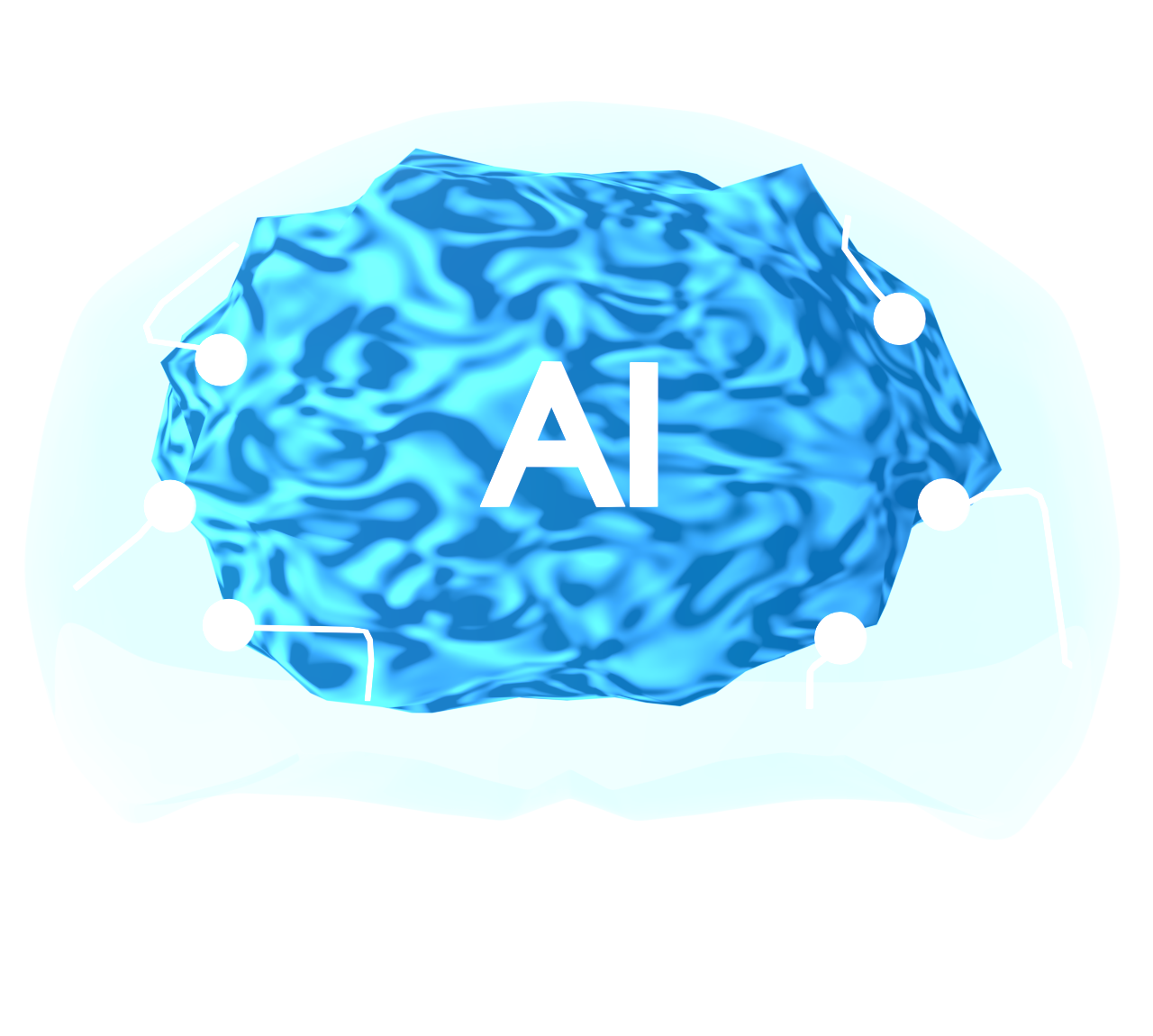 かっこいい人工知能のイラスト