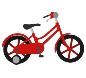 カッコいい子供用自転車のイラスト