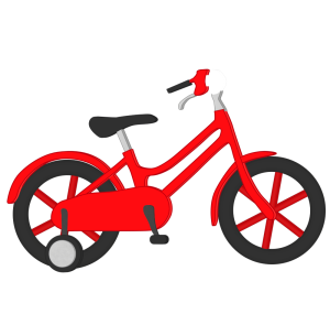 カッコいい子供用自転車のイラスト