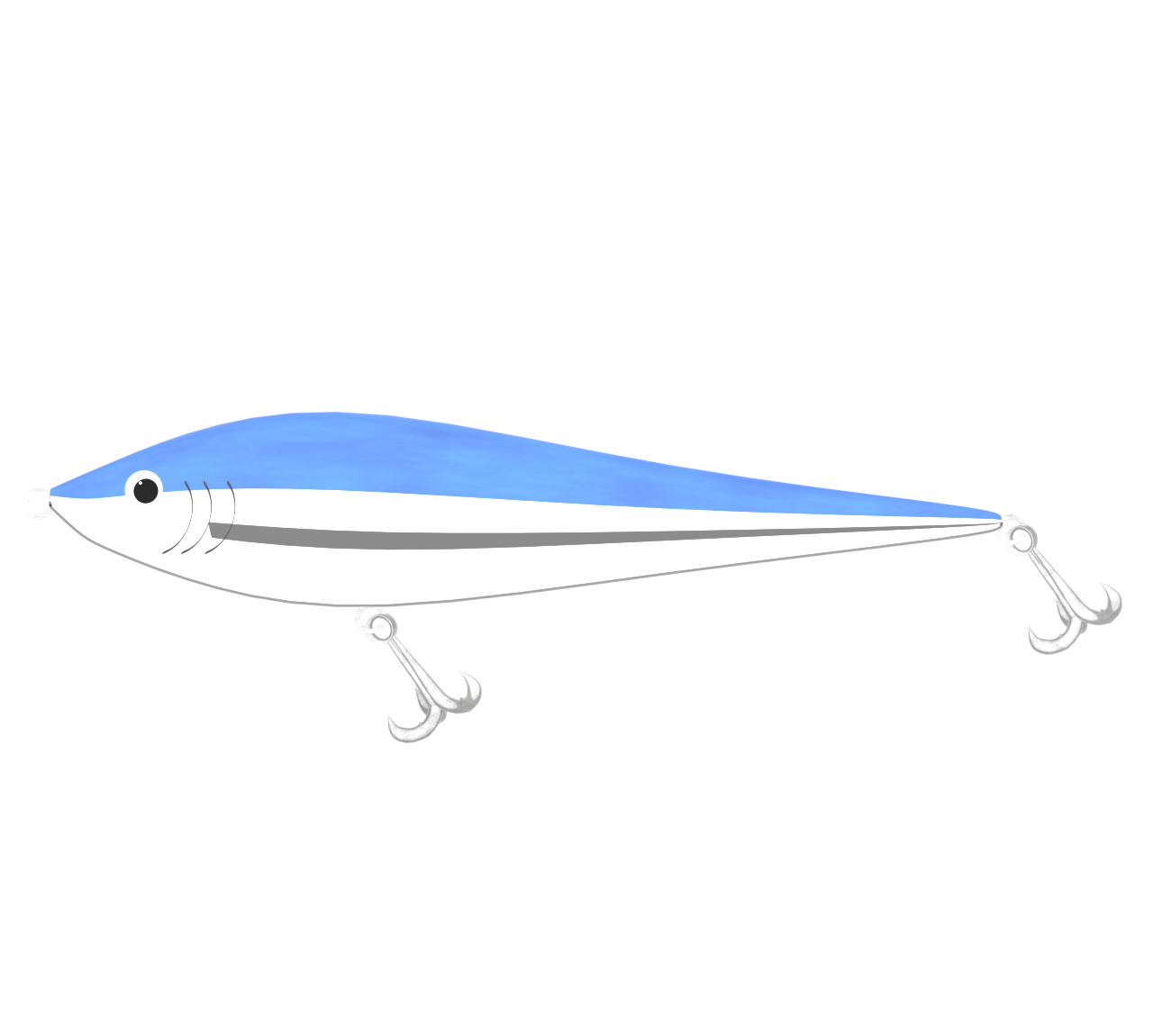 かっこいいルアーのイラスト