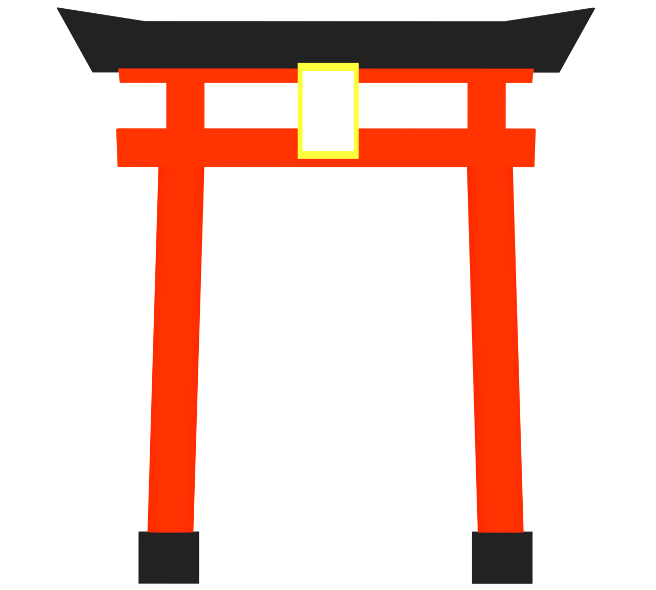 かっこいい鳥居のイラスト