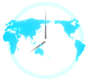 かっこいい世界の時計のイラスト
