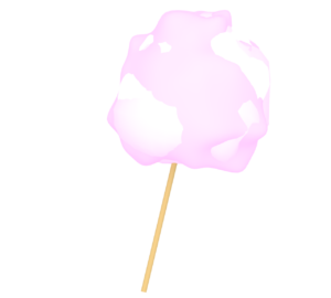綿菓子のイラスト