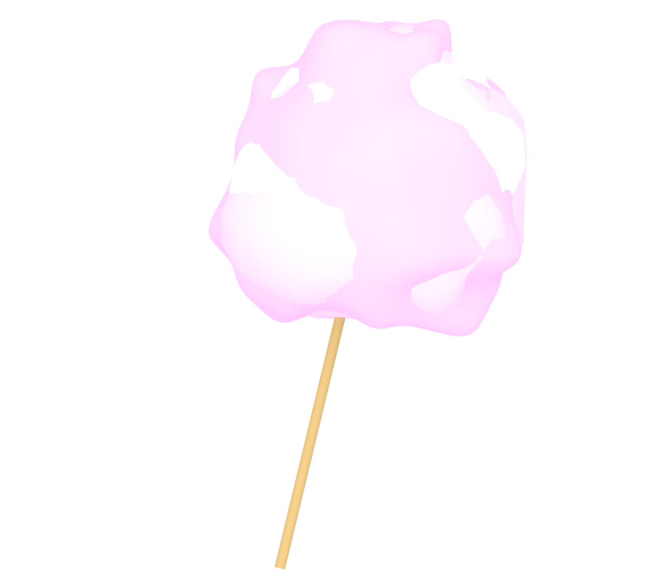 綿菓子のイラスト