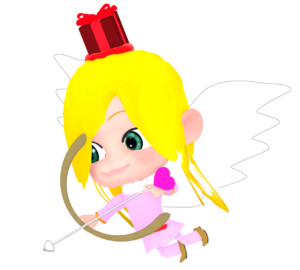 恋のキューピットのイラスト