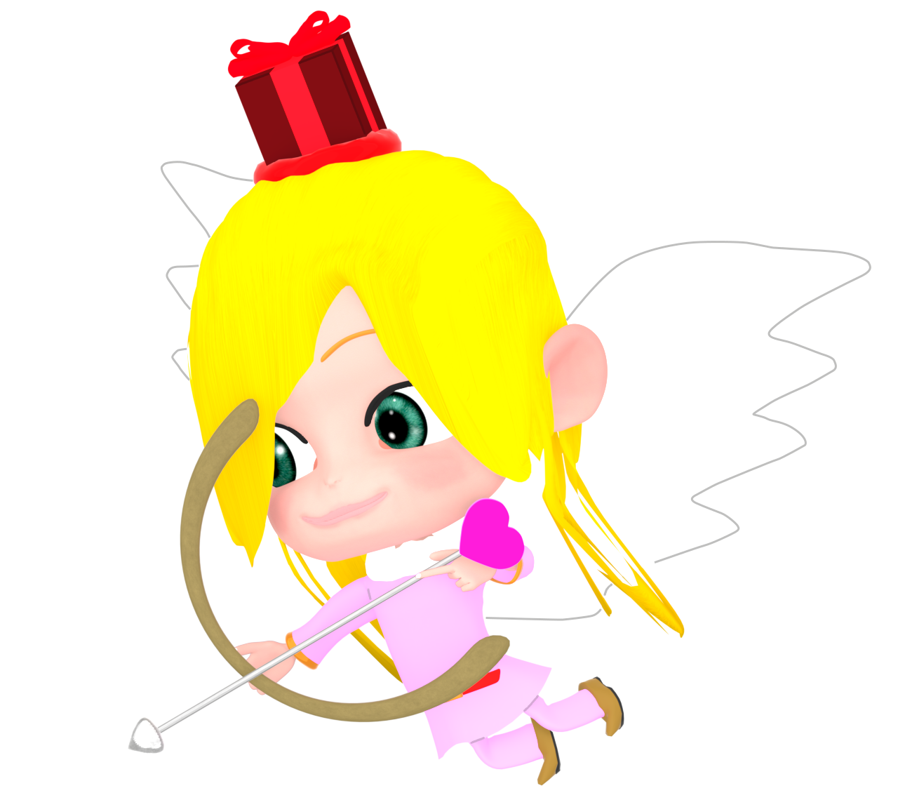 恋のキューピットのイラスト