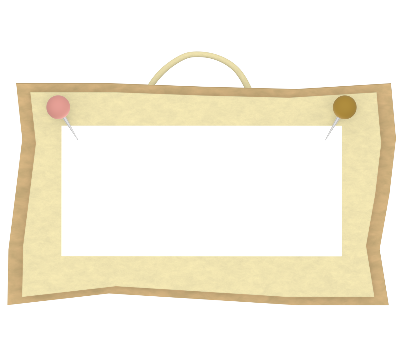 かわいい板のボードのイラスト