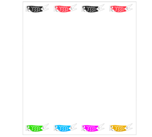 かわいい鯉のぼりのメッセージカード