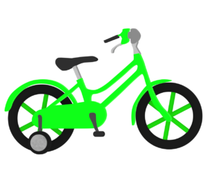 かわいい子ども用自転車のイラスト
