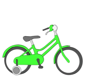 かわいい子ども用自転車のイラスト