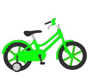 かわいい子ども用自転車のイラスト