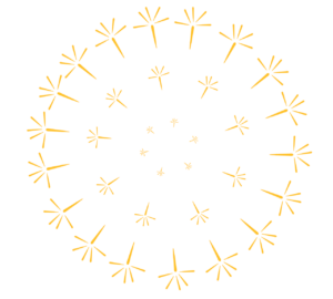 かわいい打ち上げ花火のイラスト