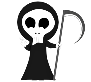 かわいい死神のイラスト