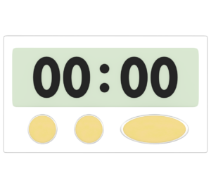 かわいいキッチンタイマーのイラスト