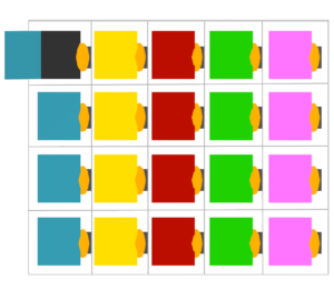 かわいいロッカーのイラスト