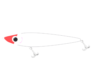 かわいいルアーのイラスト