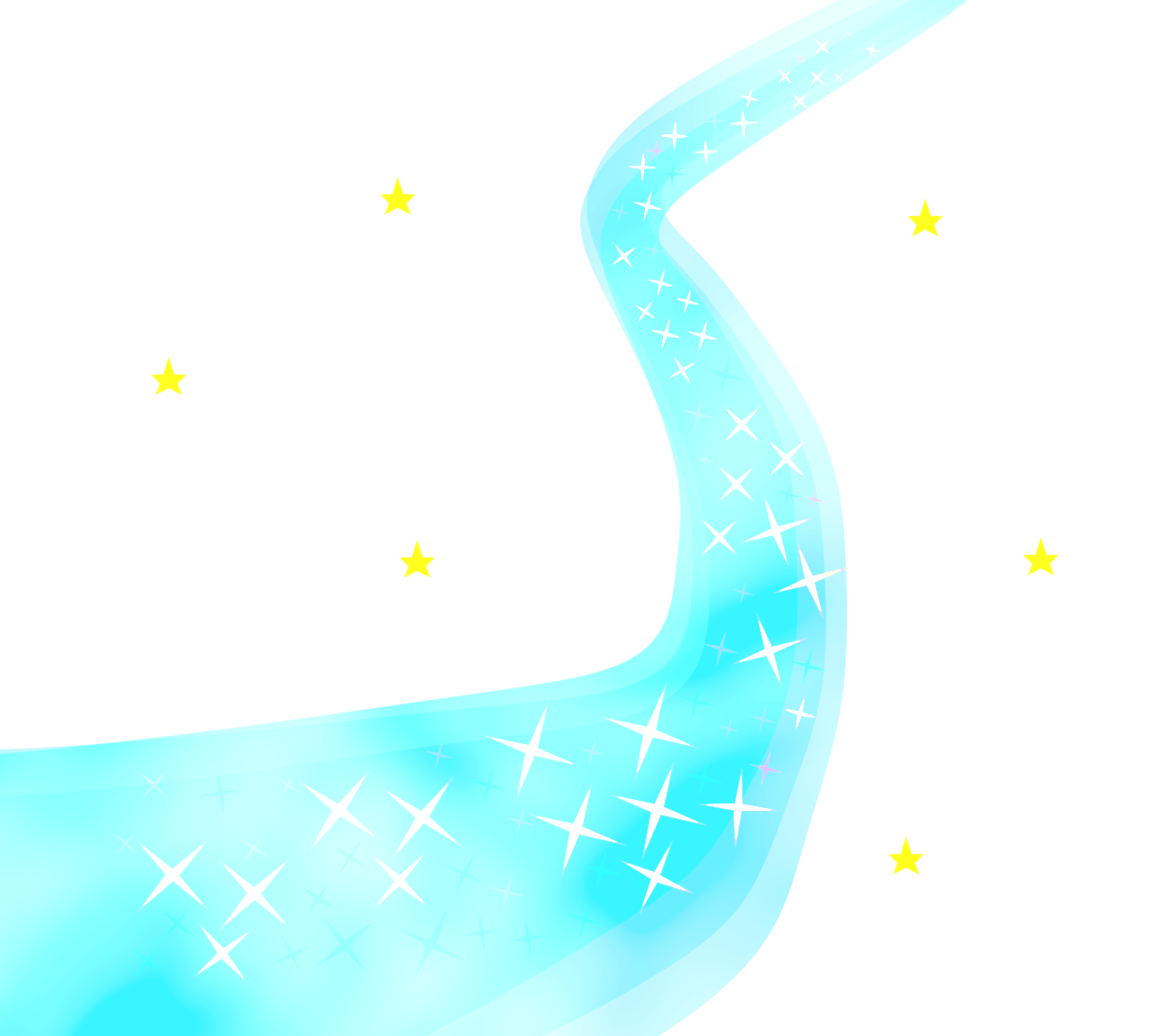 天の川の透過フレーム