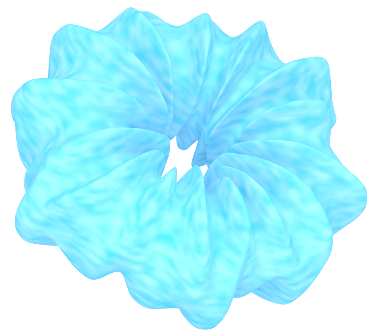 かわいいシュシュのイラスト