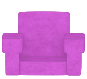 かわいいひとり掛けソファーのイラスト