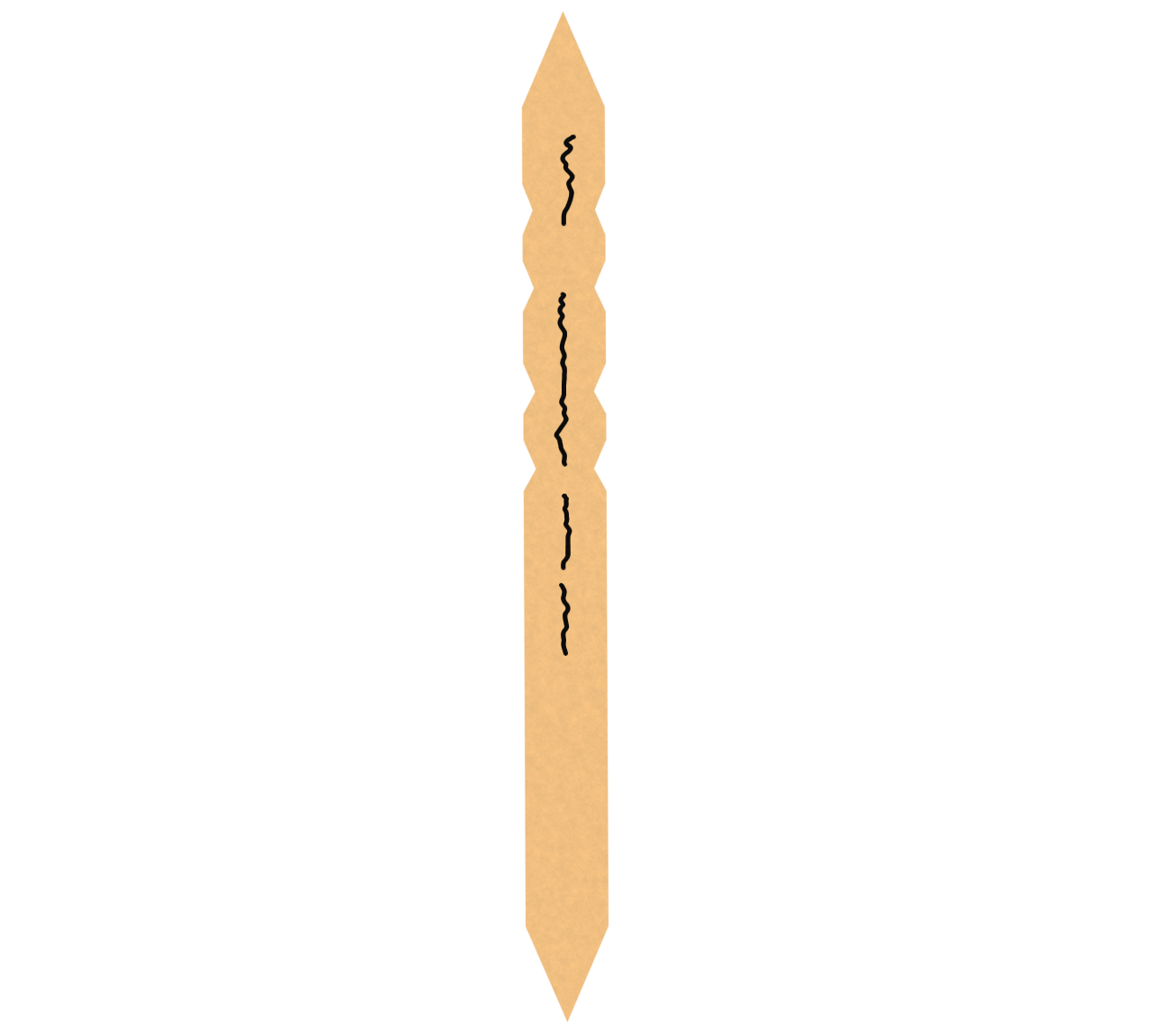 かわいい卒塔婆のイラスト