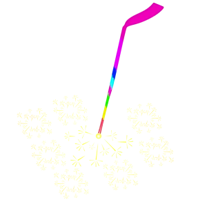 かわいい線香花火のイラスト