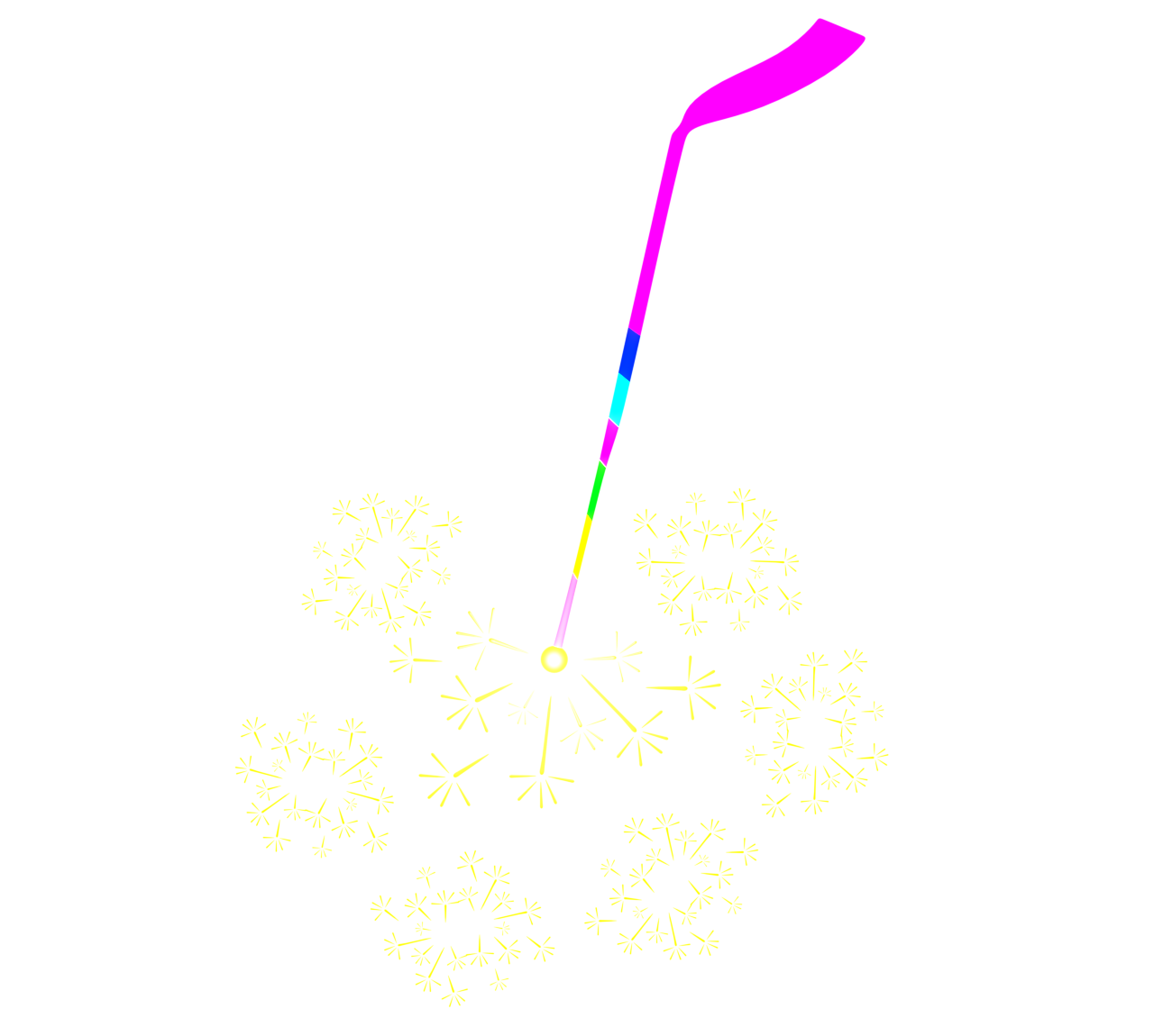 かわいい線香花火のイラスト 14 かわいい線香花火のイラスト