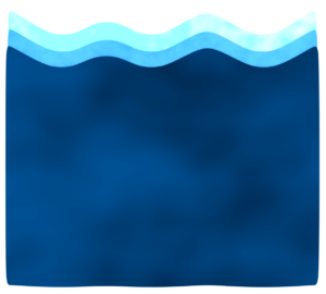 かわいい海の中の背景