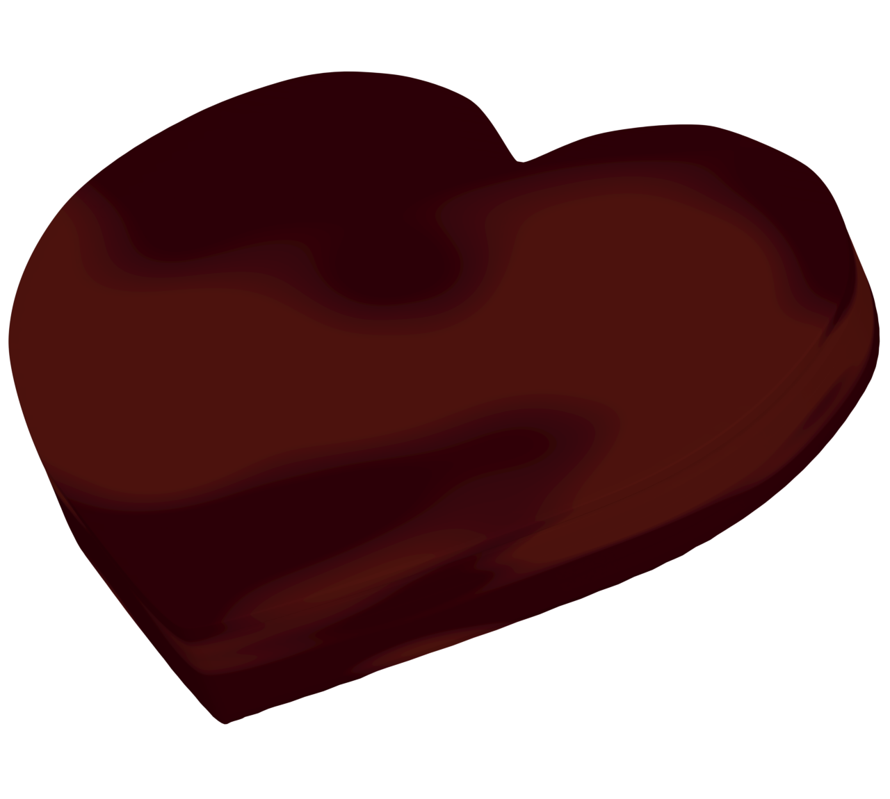 かわいいバレンタインチョコのイラスト