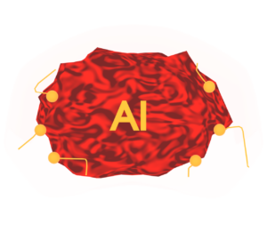 危険なAI・人工知能のイラスト