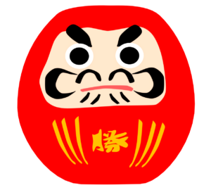 だるまのイラスト