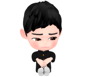 落ち込む男子生徒のイラスト