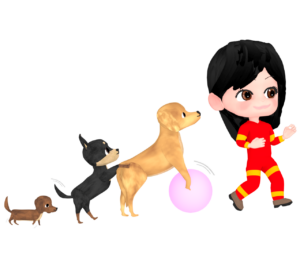 わんわんサーカスのイラスト