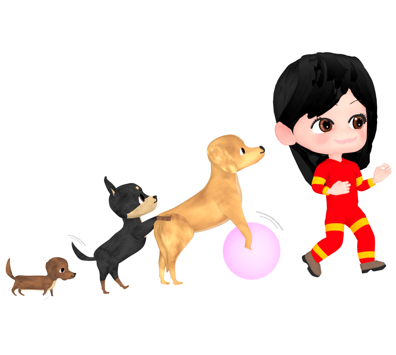 わんわんサーカスのイラスト