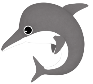 イルカのイラスト