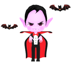 ドラキュラのイラスト