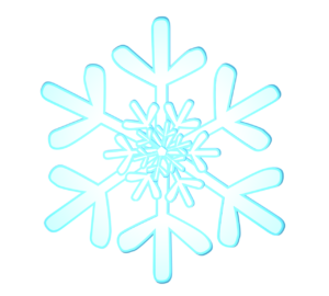 簡単な雪の結晶のイラスト