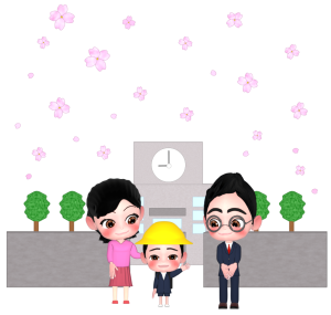 小学校の入学式のイラスト