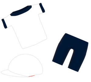 小学校の体操服のイラスト（体操着）