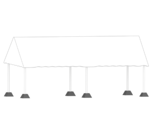 イベントのテントのイラスト