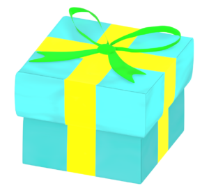 おしゃれなプレゼントのイラスト