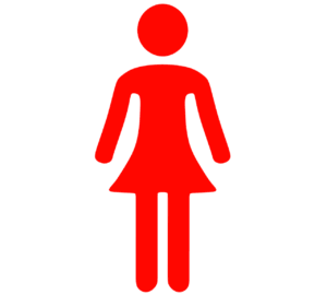 女性のマーク