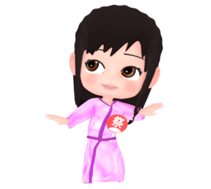 お祭り盆踊りのイラスト