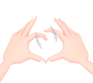 指の運動のイラスト