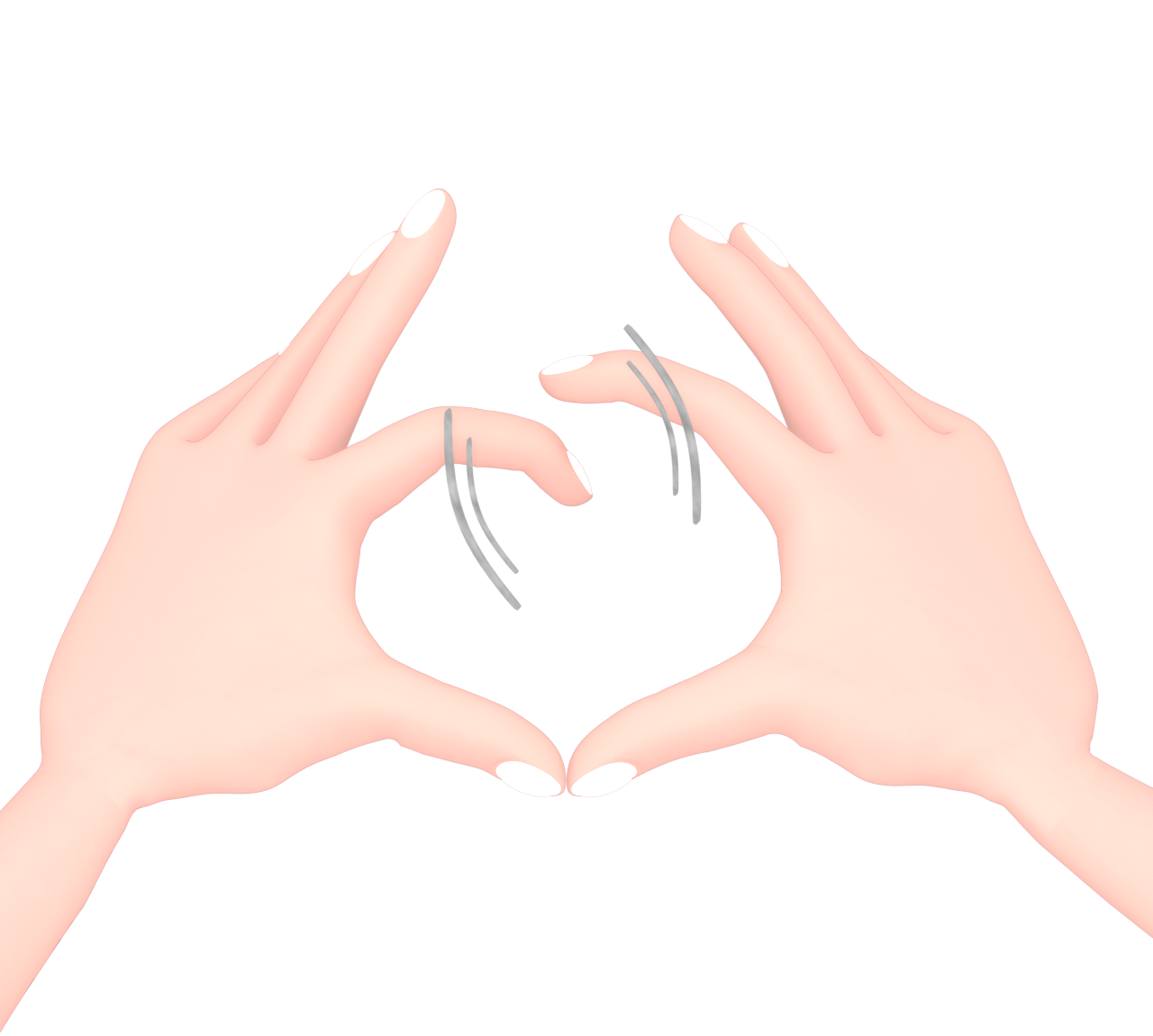 指の運動のイラスト