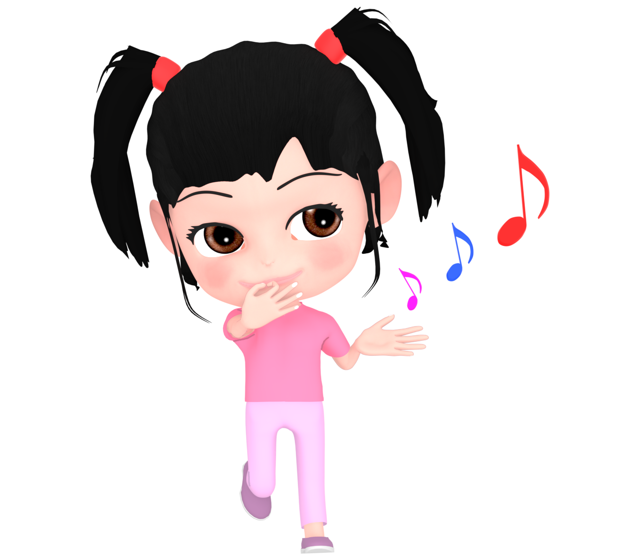 子供が吹く指笛のイラスト 6 子供が吹く指笛のイラスト